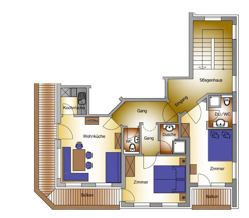 Apartment Kolb Hippach Exterior foto